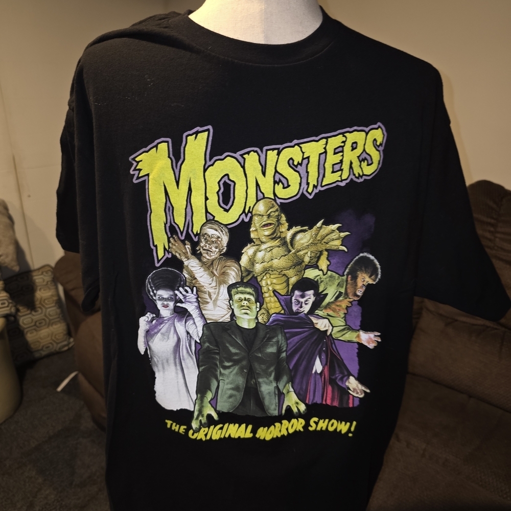 Black Monsters Graphic Tee - Picture 2 of 4